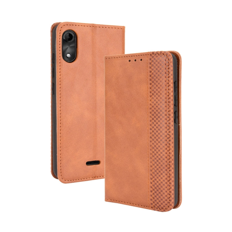 Magnetic Buckle Retro Crazy Horse Texture Horizontal Flip Leather Case with Holder & Card Slots & Photo Frame, For Motorola Moto G60 / Moto G40 Fusion, For OPPO Realme C11 2021 / Realme C20 / Realme C20a, For OPPO Reno5 A, For TCL 20 5G / 20S / 20L / 2...