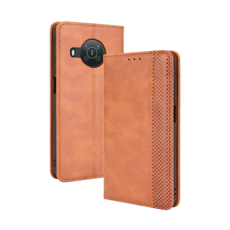 Magnetic Buckle Retro Crazy Horse Texture Horizontal Flip Leather Case with Holder & Card Slots & Photo Frame, For Motorola Moto G60 / Moto G40 Fusion, For OPPO Realme C11 2021 / Realme C20 / Realme C20a, For OPPO Reno5 A, For TCL 20 5G / 20S / 20L / 2...