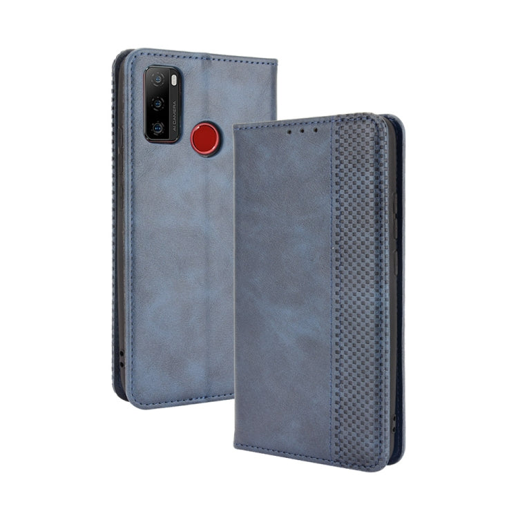 Magnetic Buckle Retro Crazy Horse Texture Horizontal Flip Leather Case with Holder & Card Slots & Photo Frame, For Motorola Moto G60 / Moto G40 Fusion, For OPPO Realme C11 2021 / Realme C20 / Realme C20a, For OPPO Reno5 A, For TCL 20 5G / 20S / 20L / 2...