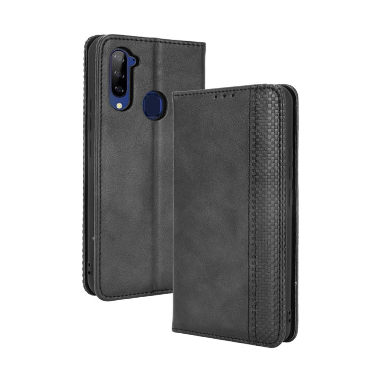 Magnetic Buckle Retro Crazy Horse Texture Horizontal Flip Leather Case with Holder & Card Slots & Photo Frame, For Motorola Moto G60 / Moto G40 Fusion, For OPPO Realme C11 2021 / Realme C20 / Realme C20a, For OPPO Reno5 A, For TCL 20 5G / 20S / 20L / 2...
