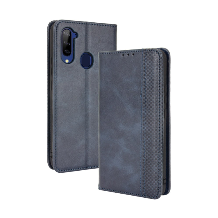 Magnetic Buckle Retro Crazy Horse Texture Horizontal Flip Leather Case with Holder & Card Slots & Photo Frame, For Motorola Moto G60 / Moto G40 Fusion, For OPPO Realme C11 2021 / Realme C20 / Realme C20a, For OPPO Reno5 A, For TCL 20 5G / 20S / 20L / 2...