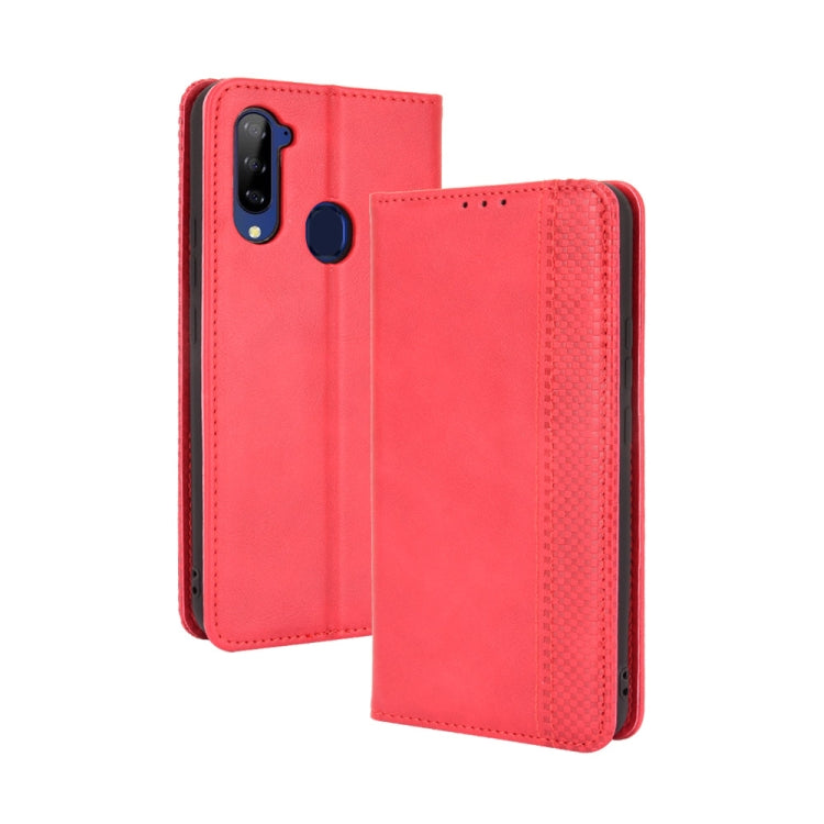 Magnetic Buckle Retro Crazy Horse Texture Horizontal Flip Leather Case with Holder & Card Slots & Photo Frame, For Motorola Moto G60 / Moto G40 Fusion, For OPPO Realme C11 2021 / Realme C20 / Realme C20a, For OPPO Reno5 A, For TCL 20 5G / 20S / 20L / 2...