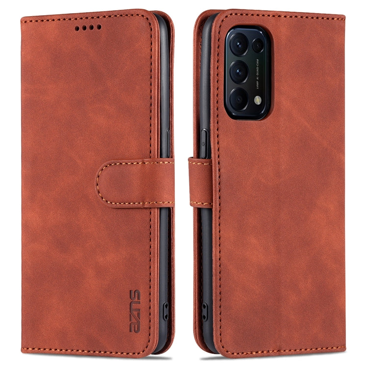 AZNS Skin Feel Calf Texture Horizontal Flip Leather Case with Card Slots & Holder & Wallet(, For vivo Y20 / iQOO U1x, For vivo Y51 / Y31, For vivo Y52S / iQOO U3, For OPPO A74 4G / F19, For OPPO Reno5 Pro