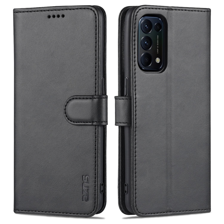 AZNS Skin Feel Calf Texture Horizontal Flip Leather Case with Card Slots & Holder & Wallet(, For vivo Y20 / iQOO U1x, For vivo Y51 / Y31, For vivo Y52S / iQOO U3, For OPPO A74 4G / F19, For OPPO Reno5 Pro