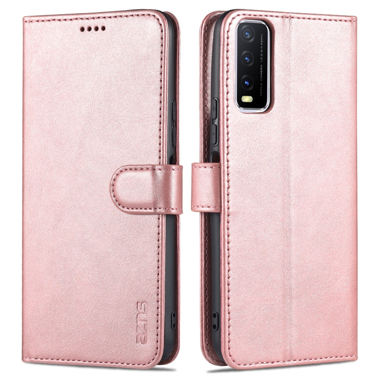 AZNS Skin Feel Calf Texture Horizontal Flip Leather Case with Card Slots & Holder & Wallet(, For vivo Y20 / iQOO U1x, For vivo Y51 / Y31, For vivo Y52S / iQOO U3, For OPPO A74 4G / F19, For OPPO Reno5 Pro