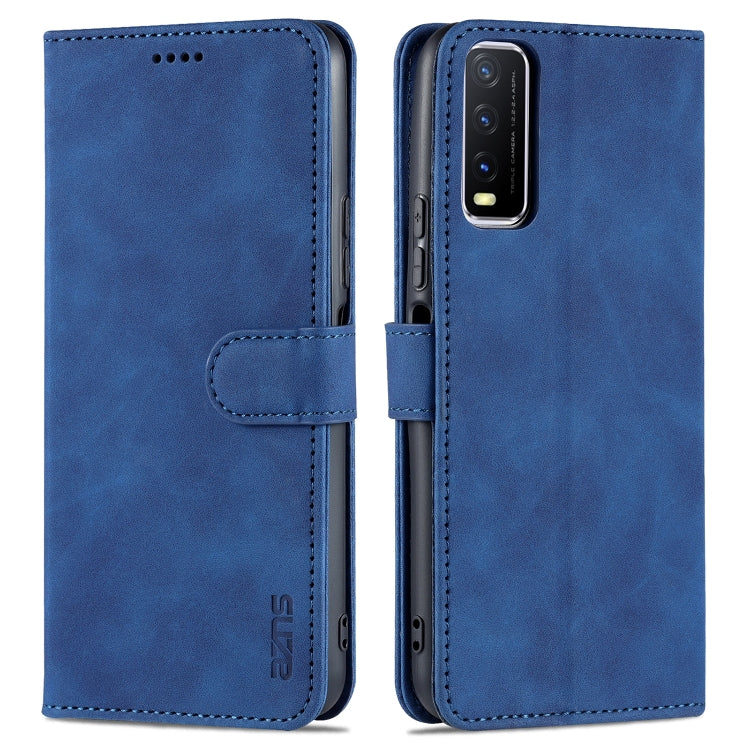 AZNS Skin Feel Calf Texture Horizontal Flip Leather Case with Card Slots & Holder & Wallet(, For vivo Y20 / iQOO U1x, For vivo Y51 / Y31, For vivo Y52S / iQOO U3, For OPPO A74 4G / F19, For OPPO Reno5 Pro