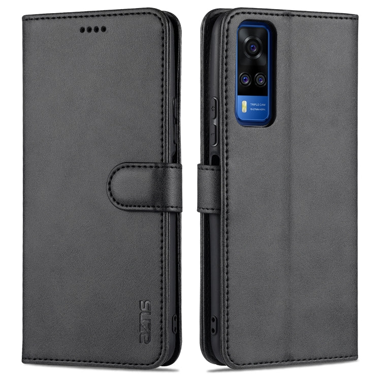 AZNS Skin Feel Calf Texture Horizontal Flip Leather Case with Card Slots & Holder & Wallet(, For vivo Y20 / iQOO U1x, For vivo Y51 / Y31, For vivo Y52S / iQOO U3, For OPPO A74 4G / F19, For OPPO Reno5 Pro