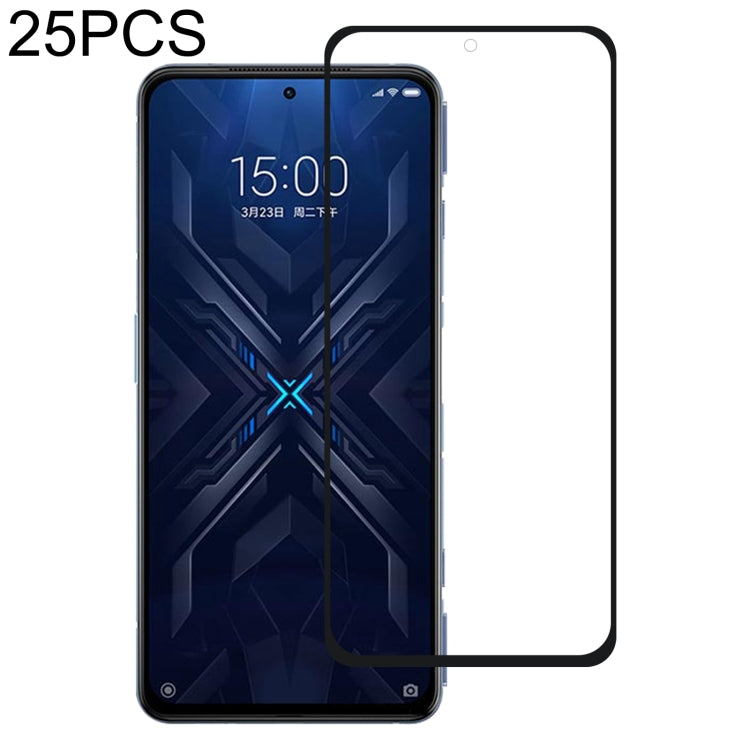 25 PCS Full Glue Full Screen Tempered Glass Film