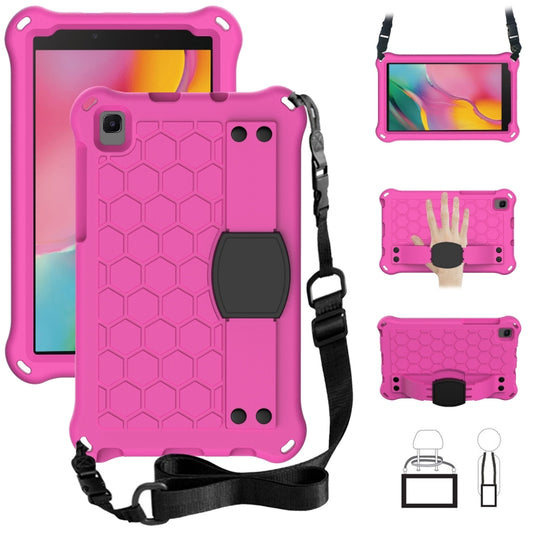 Honeycomb Design EVA + PC Four Corner Shockproof Protective Case with Strap