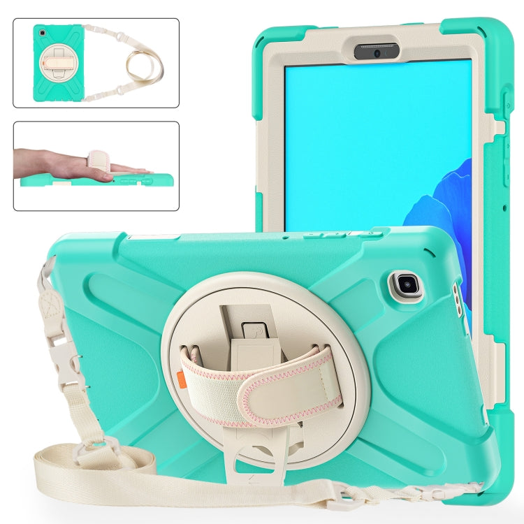 Silicone + PC Protective Case with Holder & Shoulder Strap