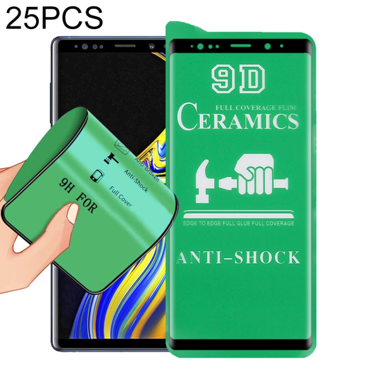 25 PCS 9D Full Screen Full Glue Ceramic Film, For Samsung Galaxy Note8 (25 PCS), For Samsung Galaxy Note9 (25 PCS), For Samsung Galaxy Note10 (25 PCS), For OnePlus 8 / 8 5G UW Verizon (25 PCS), For Samsung Galaxy Note10+ (25 PCS)�����������������������...