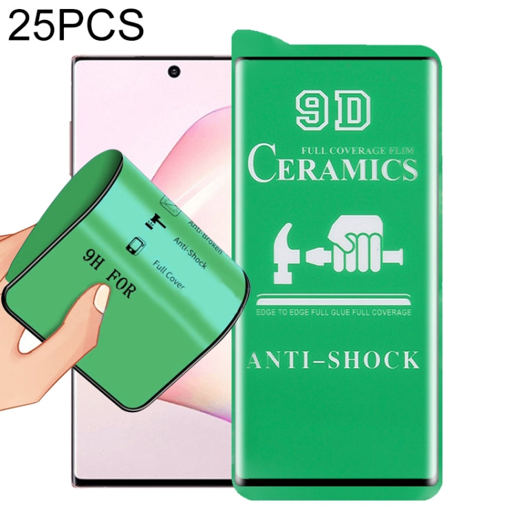 25 PCS 9D Full Screen Full Glue Ceramic Film, For Samsung Galaxy Note8 (25 PCS), For Samsung Galaxy Note9 (25 PCS), For Samsung Galaxy Note10 (25 PCS), For OnePlus 8 / 8 5G UW Verizon (25 PCS), For Samsung Galaxy Note10+ (25 PCS)�����������������������...