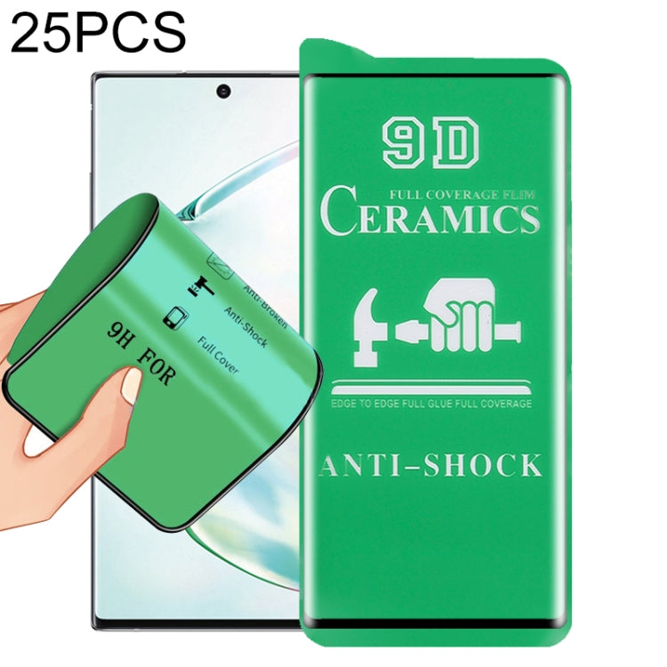 25 PCS 9D Full Screen Full Glue Ceramic Film, For Samsung Galaxy Note8 (25 PCS), For Samsung Galaxy Note9 (25 PCS), For Samsung Galaxy Note10 (25 PCS), For OnePlus 8 / 8 5G UW Verizon (25 PCS), For Samsung Galaxy Note10+ (25 PCS)�����������������������...