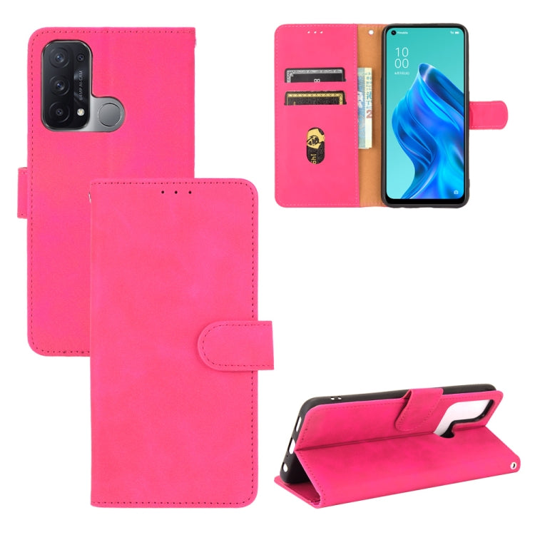Solid Color Skin Feel Magnetic Buckle Horizontal Flip Calf Texture PU Leather Case with Holder & Card Slots & Wallet, For OPPO Reno5 A(Japan), For OPPO Reno6 Pro+, For OPPO Reno6 Pro, For OPPO Reno6, For Sony Xperia Ace II