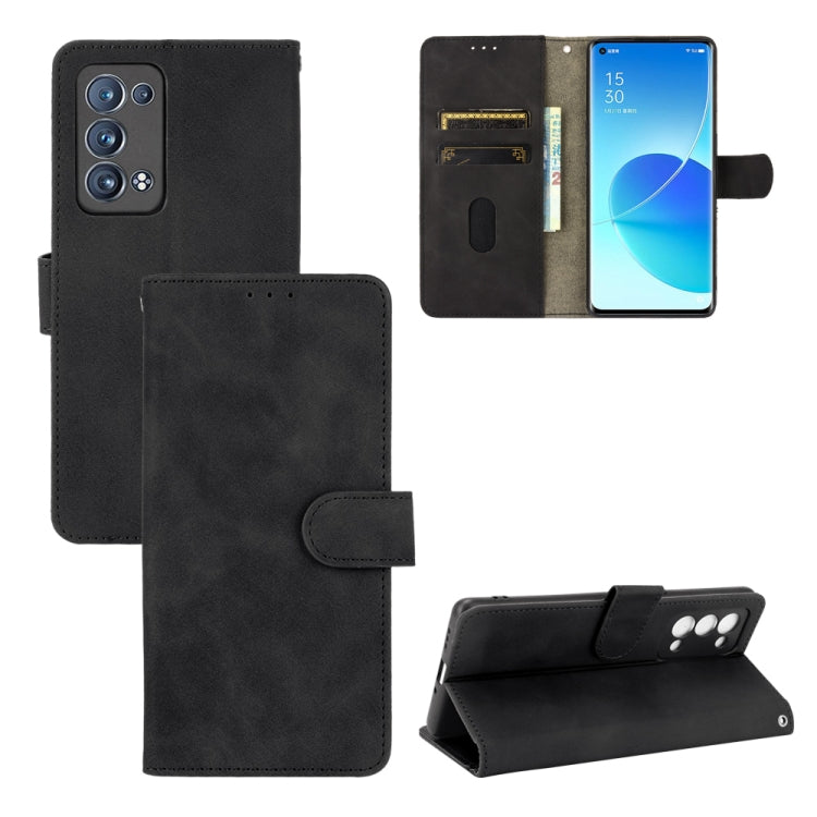 Solid Color Skin Feel Magnetic Buckle Horizontal Flip Calf Texture PU Leather Case with Holder & Card Slots & Wallet, For OPPO Reno5 A(Japan), For OPPO Reno6 Pro+, For OPPO Reno6 Pro, For OPPO Reno6, For Sony Xperia Ace II