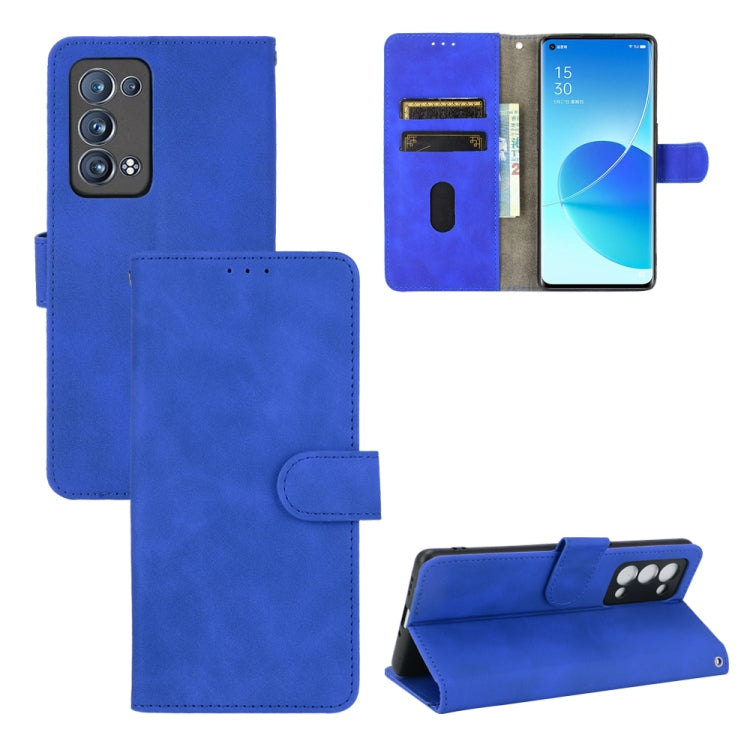 Solid Color Skin Feel Magnetic Buckle Horizontal Flip Calf Texture PU Leather Case with Holder & Card Slots & Wallet, For OPPO Reno5 A(Japan), For OPPO Reno6 Pro+, For OPPO Reno6 Pro, For OPPO Reno6, For Sony Xperia Ace II