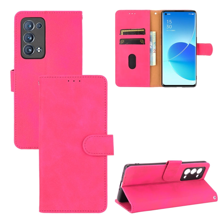 Solid Color Skin Feel Magnetic Buckle Horizontal Flip Calf Texture PU Leather Case with Holder & Card Slots & Wallet, For OPPO Reno5 A(Japan), For OPPO Reno6 Pro+, For OPPO Reno6 Pro, For OPPO Reno6, For Sony Xperia Ace II