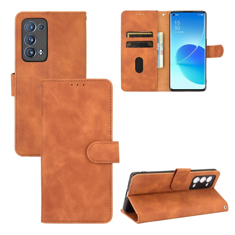 Solid Color Skin Feel Magnetic Buckle Horizontal Flip Calf Texture PU Leather Case with Holder & Card Slots & Wallet, For OPPO Reno5 A(Japan), For OPPO Reno6 Pro+, For OPPO Reno6 Pro, For OPPO Reno6, For Sony Xperia Ace II