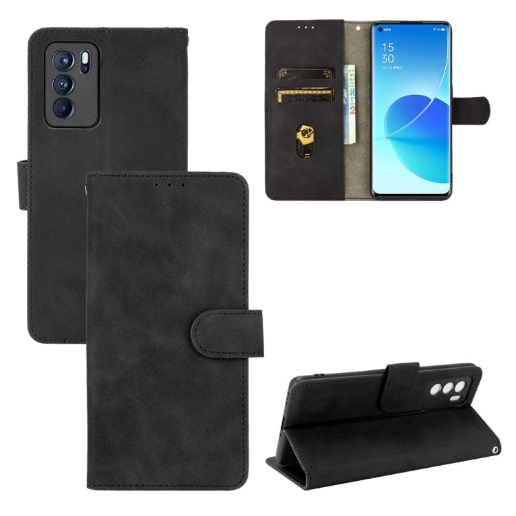 Solid Color Skin Feel Magnetic Buckle Horizontal Flip Calf Texture PU Leather Case with Holder & Card Slots & Wallet, For OPPO Reno5 A(Japan), For OPPO Reno6 Pro+, For OPPO Reno6 Pro, For OPPO Reno6, For Sony Xperia Ace II