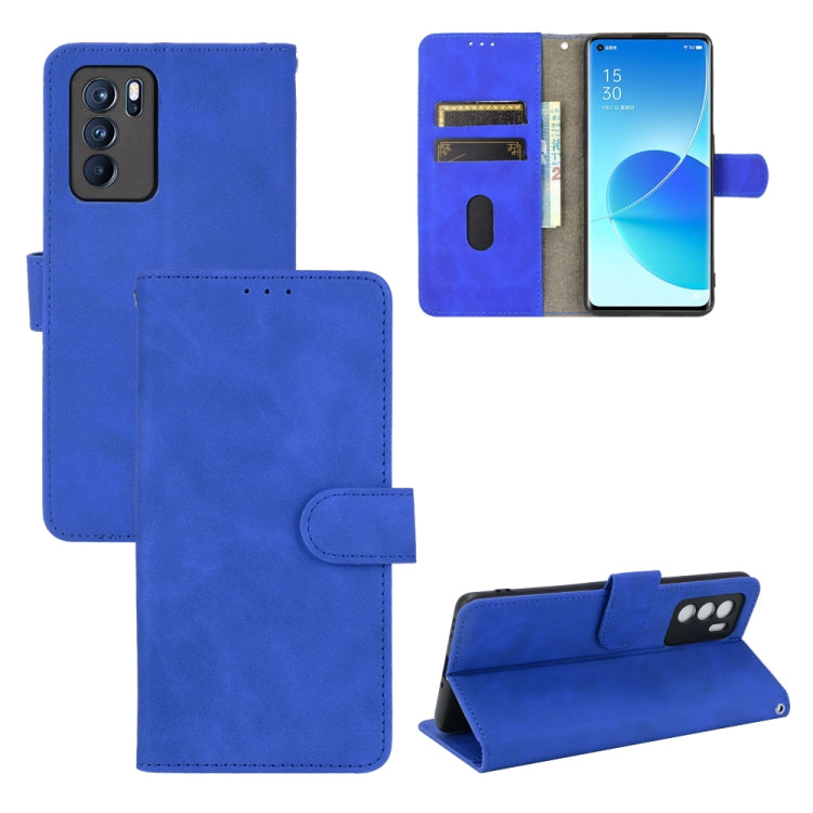 Solid Color Skin Feel Magnetic Buckle Horizontal Flip Calf Texture PU Leather Case with Holder & Card Slots & Wallet, For OPPO Reno5 A(Japan), For OPPO Reno6 Pro+, For OPPO Reno6 Pro, For OPPO Reno6, For Sony Xperia Ace II