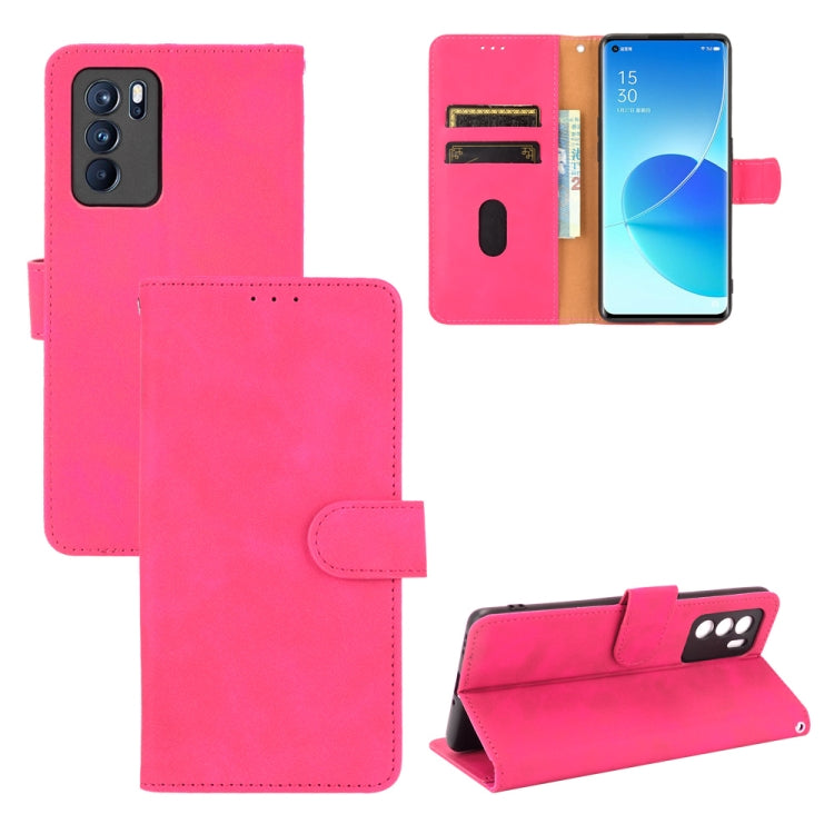 Solid Color Skin Feel Magnetic Buckle Horizontal Flip Calf Texture PU Leather Case with Holder & Card Slots & Wallet, For OPPO Reno5 A(Japan), For OPPO Reno6 Pro+, For OPPO Reno6 Pro, For OPPO Reno6, For Sony Xperia Ace II