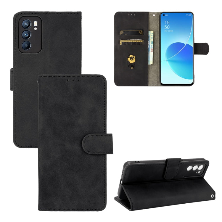 Solid Color Skin Feel Magnetic Buckle Horizontal Flip Calf Texture PU Leather Case with Holder & Card Slots & Wallet, For OPPO Reno5 A(Japan), For OPPO Reno6 Pro+, For OPPO Reno6 Pro, For OPPO Reno6, For Sony Xperia Ace II