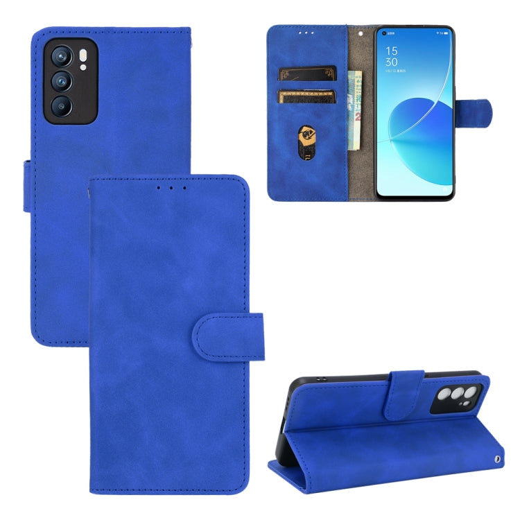 Solid Color Skin Feel Magnetic Buckle Horizontal Flip Calf Texture PU Leather Case with Holder & Card Slots & Wallet, For OPPO Reno5 A(Japan), For OPPO Reno6 Pro+, For OPPO Reno6 Pro, For OPPO Reno6, For Sony Xperia Ace II