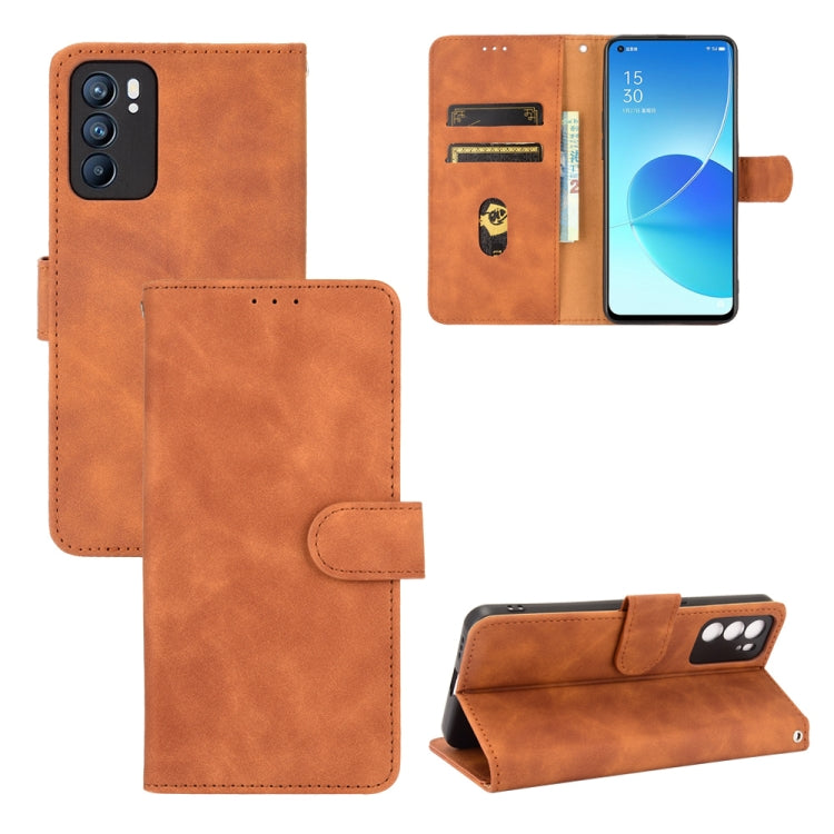 Solid Color Skin Feel Magnetic Buckle Horizontal Flip Calf Texture PU Leather Case with Holder & Card Slots & Wallet, For OPPO Reno5 A(Japan), For OPPO Reno6 Pro+, For OPPO Reno6 Pro, For OPPO Reno6, For Sony Xperia Ace II