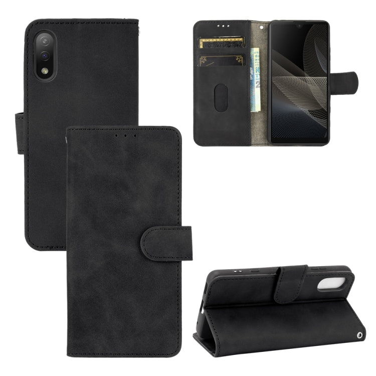 Solid Color Skin Feel Magnetic Buckle Horizontal Flip Calf Texture PU Leather Case with Holder & Card Slots & Wallet, For OPPO Reno5 A(Japan), For OPPO Reno6 Pro+, For OPPO Reno6 Pro, For OPPO Reno6, For Sony Xperia Ace II
