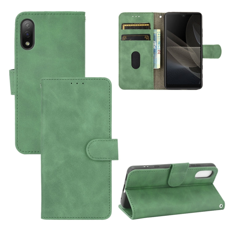 Solid Color Skin Feel Magnetic Buckle Horizontal Flip Calf Texture PU Leather Case with Holder & Card Slots & Wallet, For OPPO Reno5 A(Japan), For OPPO Reno6 Pro+, For OPPO Reno6 Pro, For OPPO Reno6, For Sony Xperia Ace II