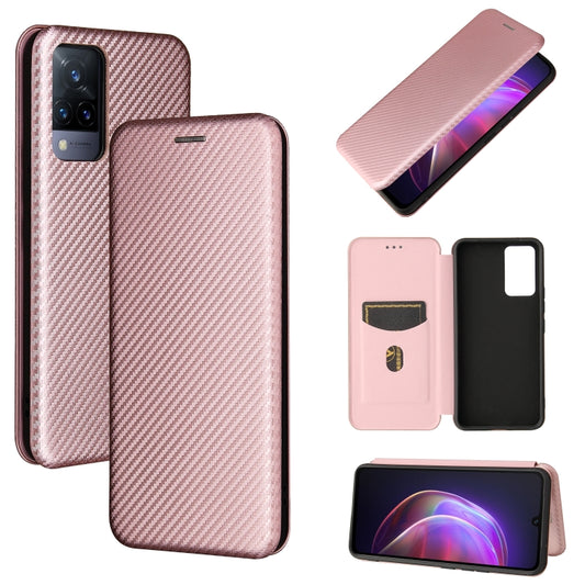 Carbon Fiber Texture Magnetic Horizontal Flip TPU + PC + PU Leather Case with Card Slot