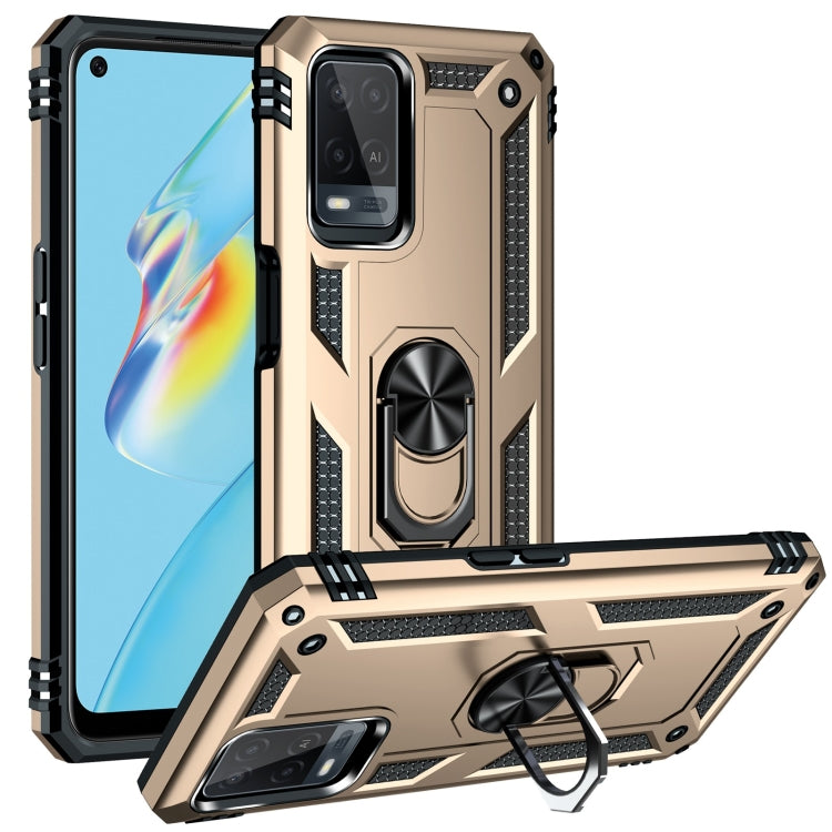Shockproof TPU + PC Protective Case with 360 Degree Rotating Holder, For OPPO A55 5G, For OPPO A54 4G, For OPPO A74 4G / F19