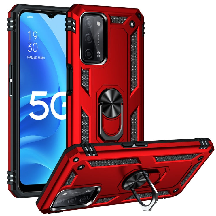 Shockproof TPU + PC Protective Case with 360 Degree Rotating Holder, For OPPO A55 5G, For OPPO A54 4G, For OPPO A74 4G / F19