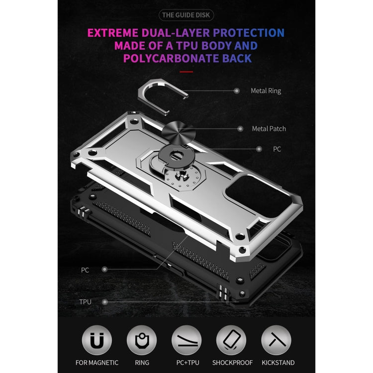 Shockproof TPU + PC Protective Case with 360 Degree Rotating Holder, For OPPO A55 5G, For OPPO A54 4G, For OPPO A74 4G / F19