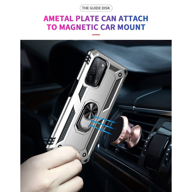 Shockproof TPU + PC Protective Case with 360 Degree Rotating Holder, For OPPO A55 5G, For OPPO A54 4G, For OPPO A74 4G / F19