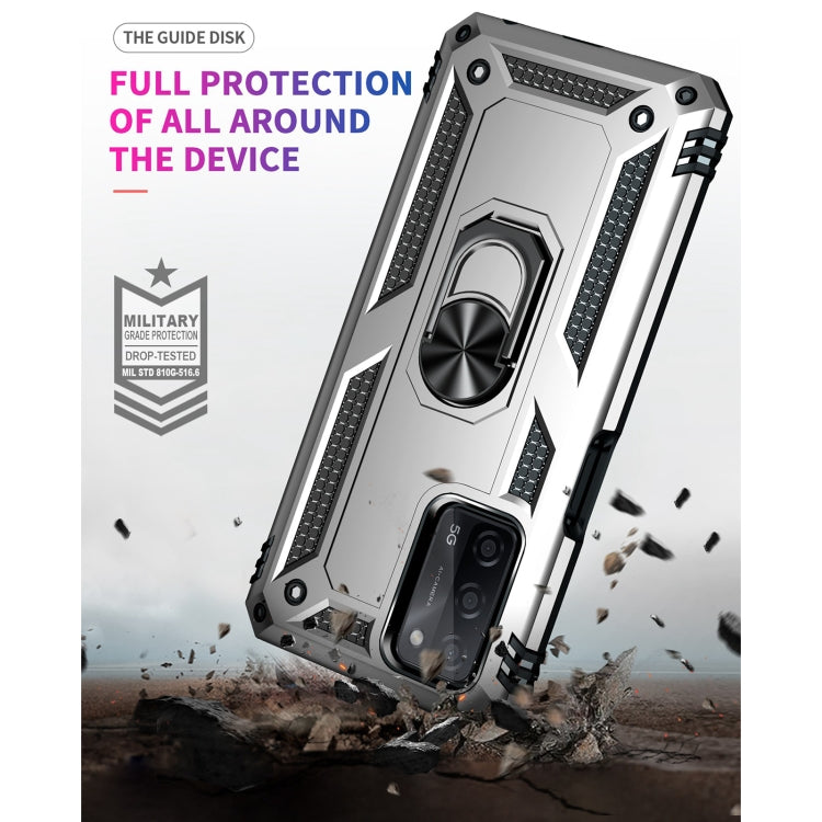 Shockproof TPU + PC Protective Case with 360 Degree Rotating Holder, For OPPO A55 5G, For OPPO A54 4G, For OPPO A74 4G / F19