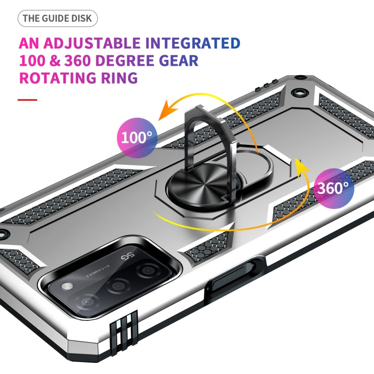 Shockproof TPU + PC Protective Case with 360 Degree Rotating Holder, For OPPO A55 5G, For OPPO A54 4G, For OPPO A74 4G / F19
