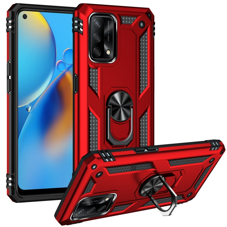 Shockproof TPU + PC Protective Case with 360 Degree Rotating Holder, For OPPO A55 5G, For OPPO A54 4G, For OPPO A74 4G / F19