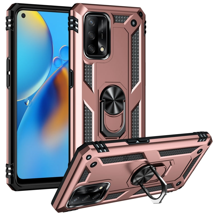 Shockproof TPU + PC Protective Case with 360 Degree Rotating Holder, For OPPO A55 5G, For OPPO A54 4G, For OPPO A74 4G / F19
