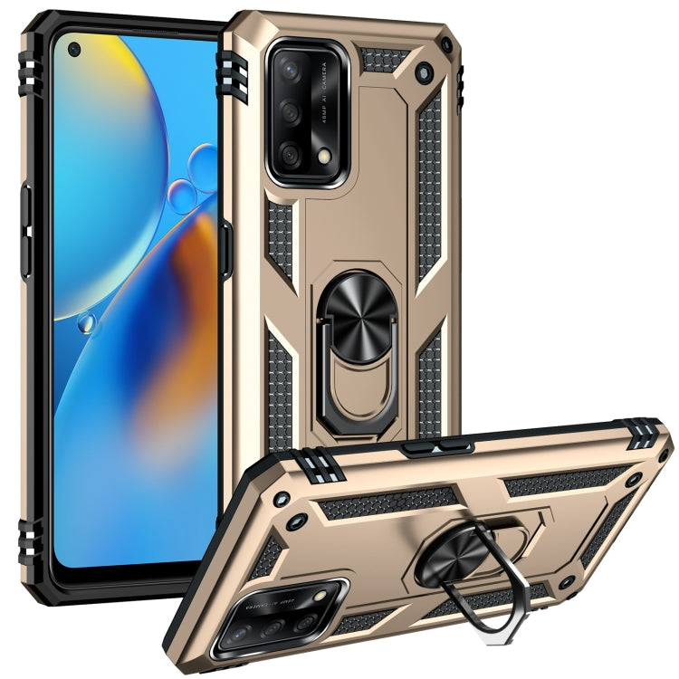 Shockproof TPU + PC Protective Case with 360 Degree Rotating Holder, For OPPO A55 5G, For OPPO A54 4G, For OPPO A74 4G / F19