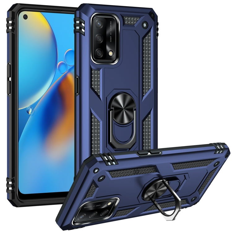 Shockproof TPU + PC Protective Case with 360 Degree Rotating Holder, For OPPO A55 5G, For OPPO A54 4G, For OPPO A74 4G / F19