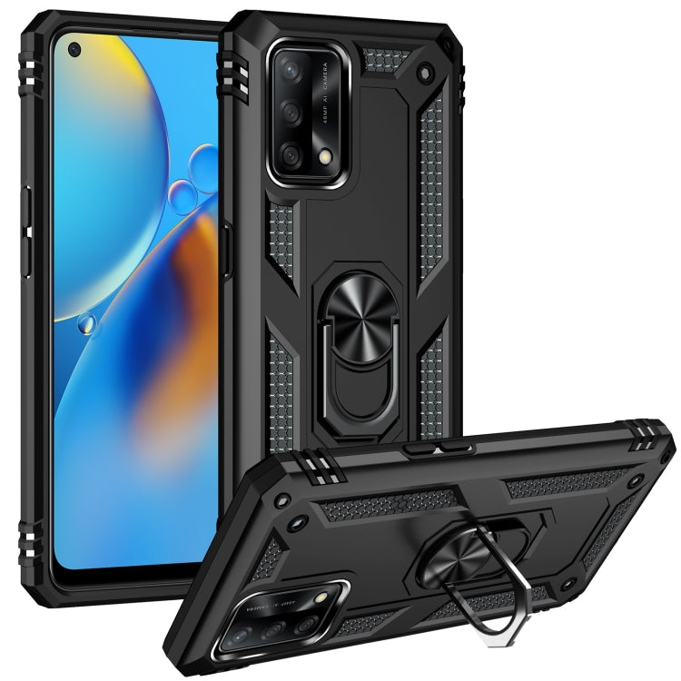 Shockproof TPU + PC Protective Case with 360 Degree Rotating Holder, For OPPO A55 5G, For OPPO A54 4G, For OPPO A74 4G / F19