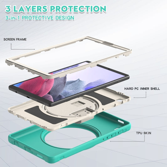 360 Degree Rotation PC + TPU Protective Case with Holder & Hand-strap