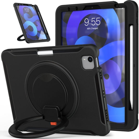 Shocproof Silicone + PC Protective Case with 360 Degree Rotation Foldable Handle Grip Holder & Pen Slot