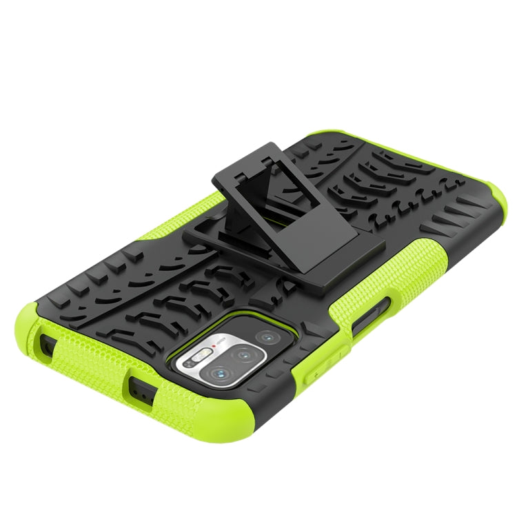 Tire Texture Shockproof TPU+PC Protective Case with Holder