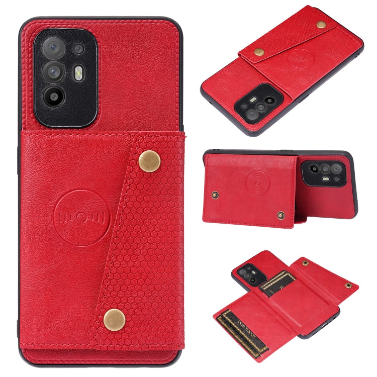 Double Buckle PU + TPU Shockproof Magnetic Protective Case with Card Slot & Holder, For Huawei P50, For OPPO Reno6, For Xiaomi Redmi K40 Gaming, For Xiaomi Redmi Note 10 Pro 5G, For Xiaomi Redmi Note 10 5G, For Samsung Galaxy S21 FE, For OPPO A95 5G���...