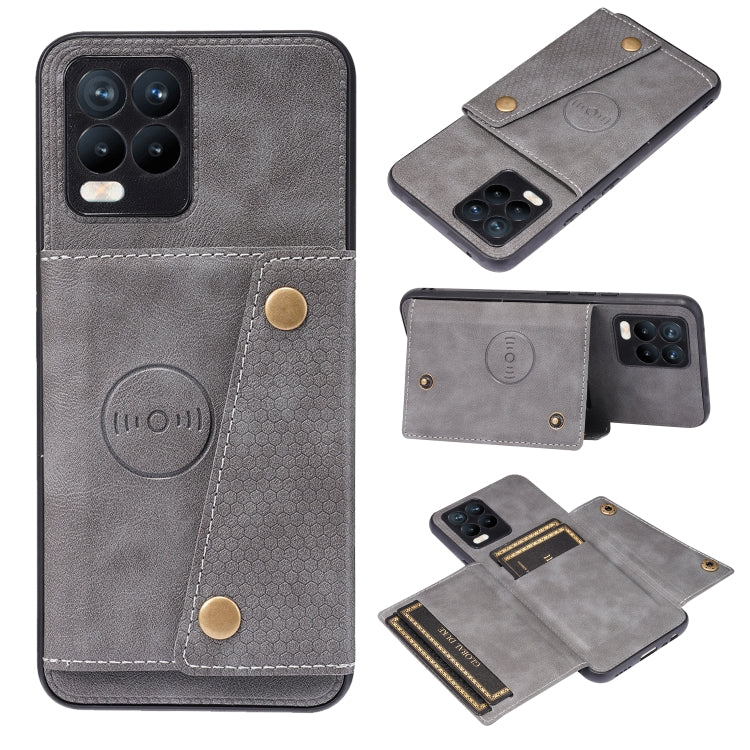 Double Buckle PU + TPU Shockproof Magnetic Protective Case with Card Slot & Holder, For Huawei P50, For OPPO Reno6, For Xiaomi Redmi K40 Gaming, For Xiaomi Redmi Note 10 Pro 5G, For Xiaomi Redmi Note 10 5G, For Samsung Galaxy S21 FE, For OPPO A95 5G���...