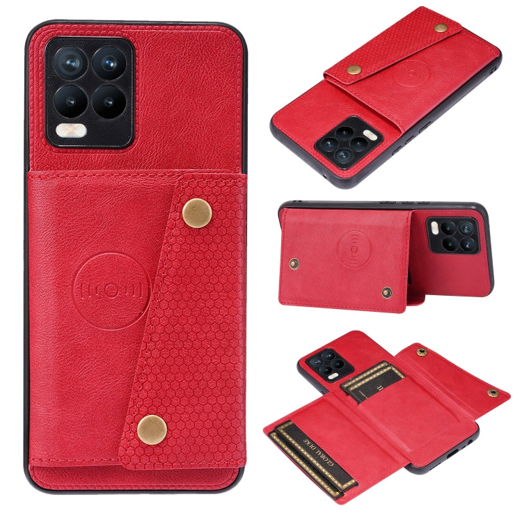 Double Buckle PU + TPU Shockproof Magnetic Protective Case with Card Slot & Holder, For Huawei P50, For OPPO Reno6, For Xiaomi Redmi K40 Gaming, For Xiaomi Redmi Note 10 Pro 5G, For Xiaomi Redmi Note 10 5G, For Samsung Galaxy S21 FE, For OPPO A95 5G���...