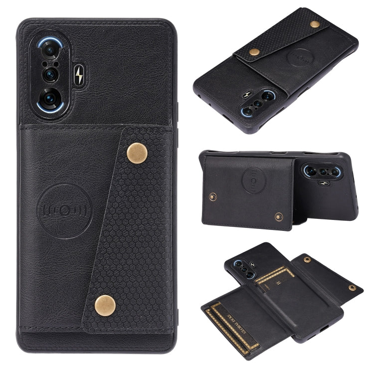 Double Buckle PU + TPU Shockproof Magnetic Protective Case with Card Slot & Holder, For Huawei P50, For OPPO Reno6, For Xiaomi Redmi K40 Gaming, For Xiaomi Redmi Note 10 Pro 5G, For Xiaomi Redmi Note 10 5G, For Samsung Galaxy S21 FE, For OPPO A95 5G���...