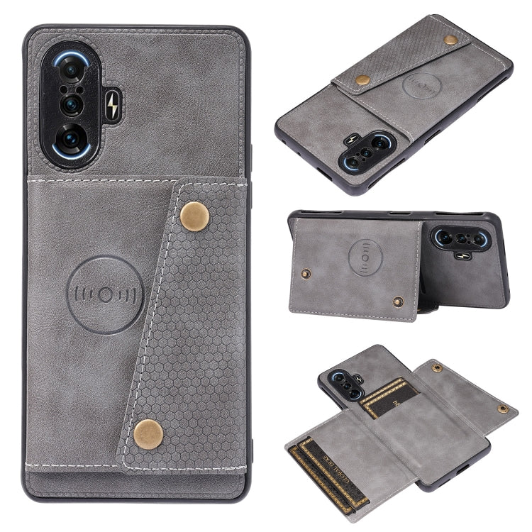 Double Buckle PU + TPU Shockproof Magnetic Protective Case with Card Slot & Holder, For Huawei P50, For OPPO Reno6, For Xiaomi Redmi K40 Gaming, For Xiaomi Redmi Note 10 Pro 5G, For Xiaomi Redmi Note 10 5G, For Samsung Galaxy S21 FE, For OPPO A95 5G���...